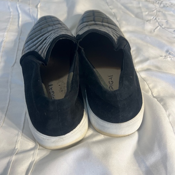 Via Spiga Green Alligator Slip-On Loafers - Picture 4 of 7